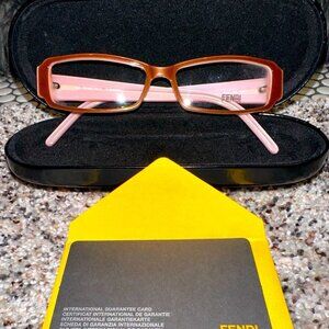 Fendi Women's Rectangular Eyeglasses with Case